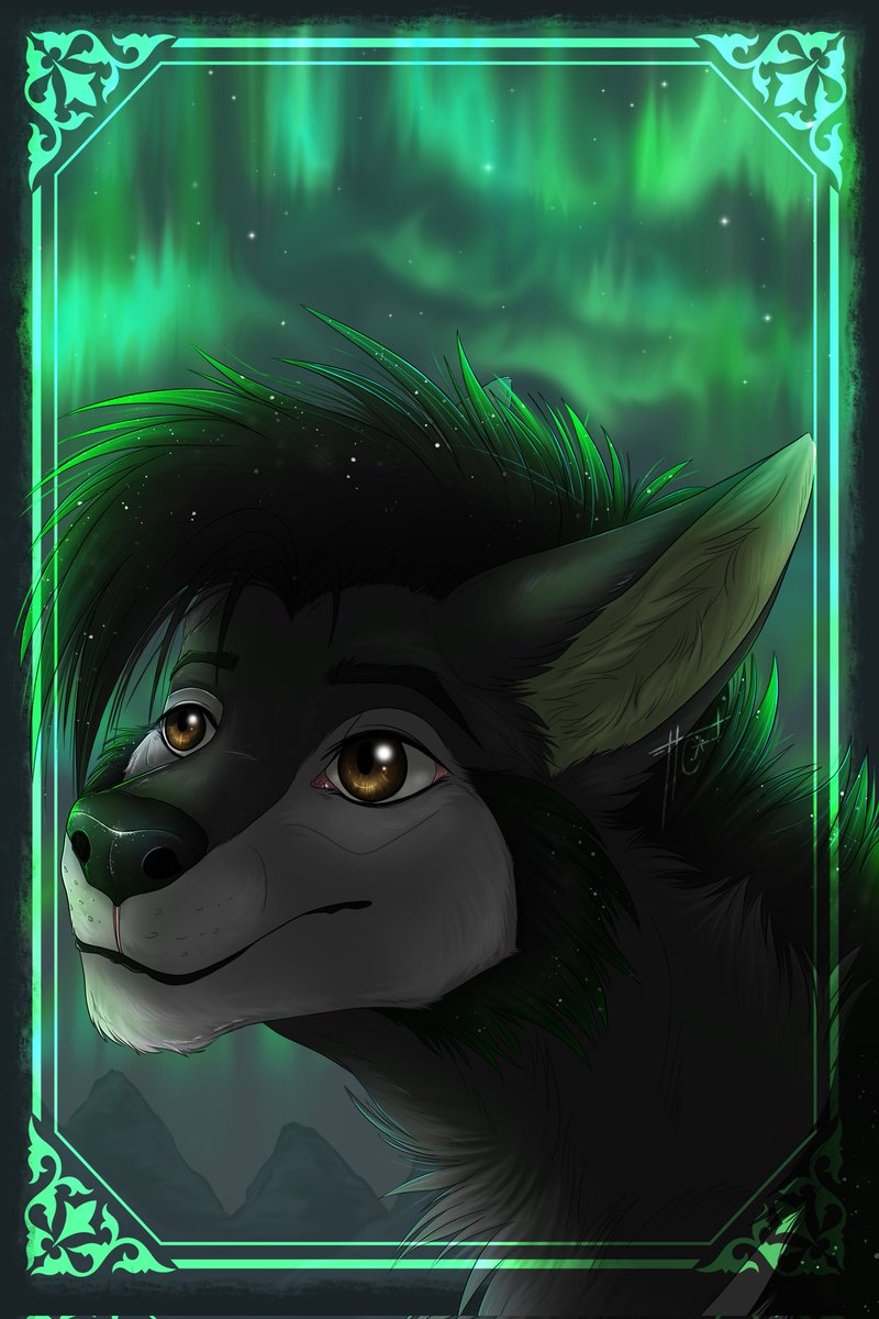 CosmosWolfAlpha's tweet photo. Aurora YCH of Cosmos by Colouren Art on Facebook. https://t.co/JYo5KZ4MXF