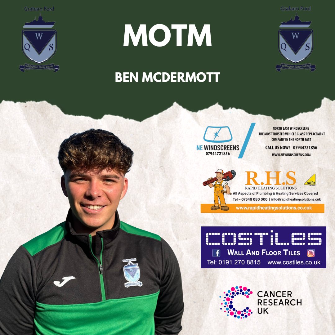 Today’s man of the match was Ben McDermott 💪🏽
