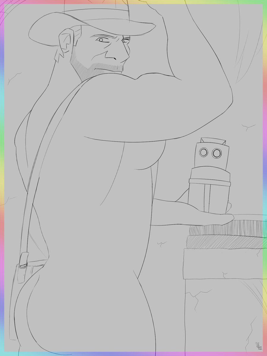 04 - Ancient
It is said that to claim the temple's treasure, it's required to leave clothing to avoid a curse. 
Someone else says it's a mistranslation and that whoever takes the treasure will be cursed to stay nude due to endless wardrobe malfunctions.
#IndianaJones #nsfw