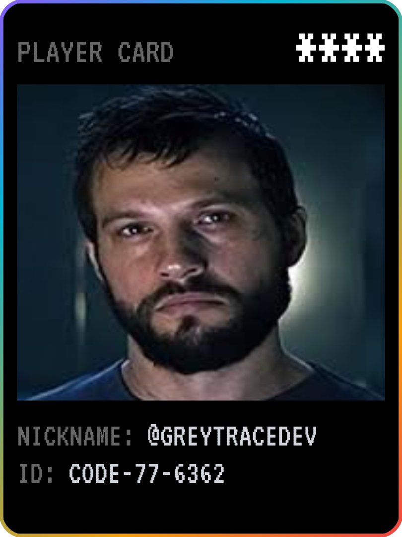 Just got my Player ID: X-CODE-77-6362 🎮

Join the game!

<a href="/codegamedotfun/">CODE GAME</a>