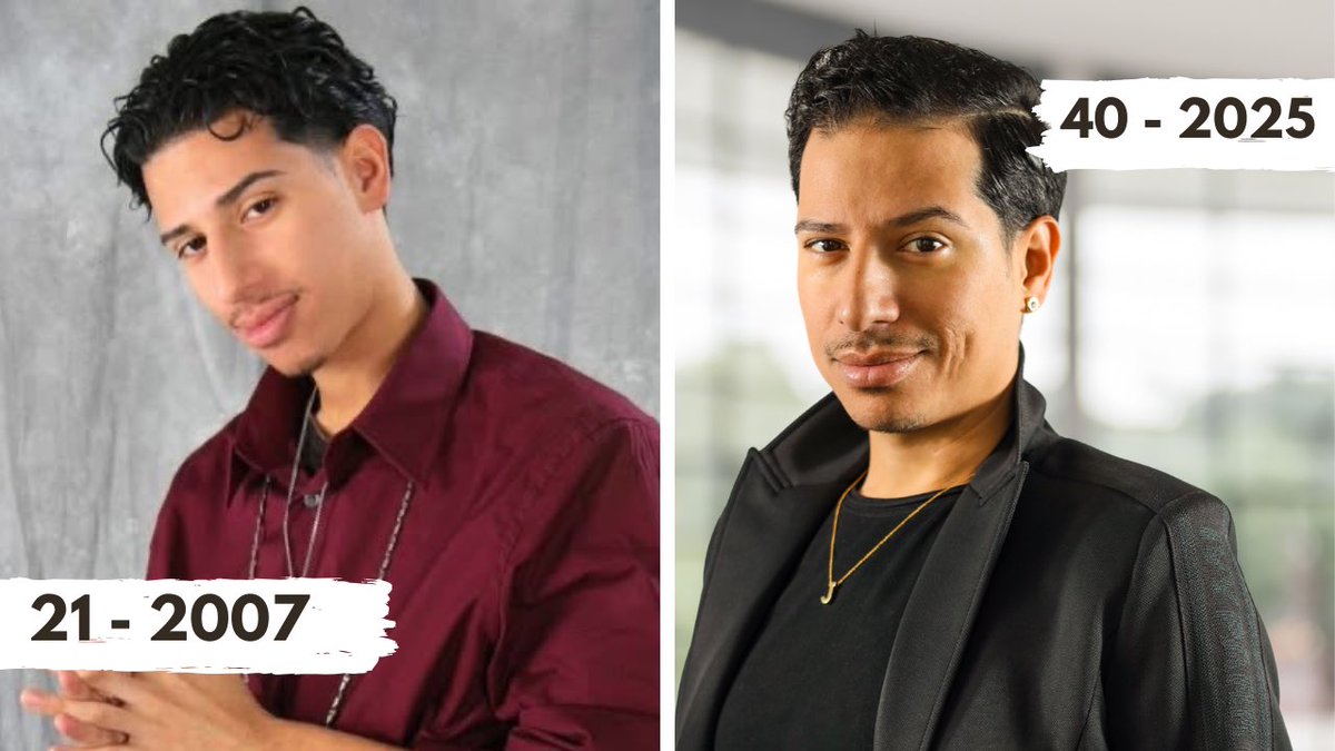jPinNotes's tweet image. Then, 21 – Now, 40.
I think I did alright. #TB
