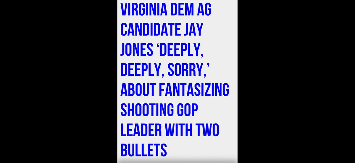 This is what leadership in Virginia looks like. Deeply sorry is right.