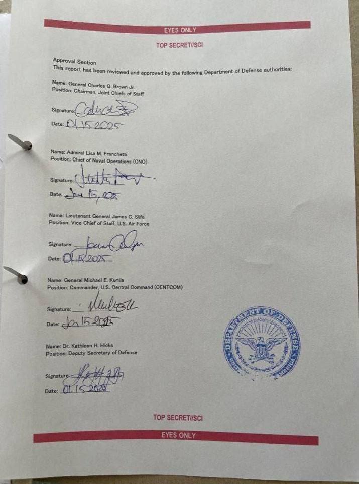 clashreport's tweet image. A pro-Iran Telegram channel, previously behind verified 2024 U.S. intel leaks, now claims a new “massive leak” of top-secret DoD files from January 2025.

The channel posted only cover pages and admits authenticity “not guaranteed.”

No major U.S. outlet or official source has…