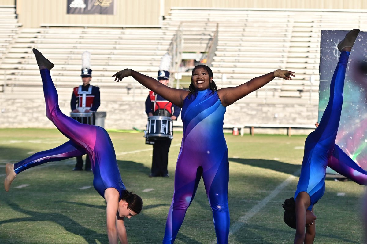nemccpix's tweet photo. Nettleton closes out Class 3A in the Caption portion to the 42nd Northeast Regional Marching Championships on the campus of #NEMCC. We will head into our late afternoon break until 6 p.m. https://t.co/7u9K4gLIge