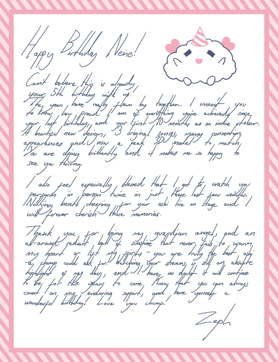 Happy Birthday Nene! Thanks for being my oshi, as well as the coolest, cutest, comfiest and funniest guardian angel in the world. 😤❤️
#NeneAmanoBday2025