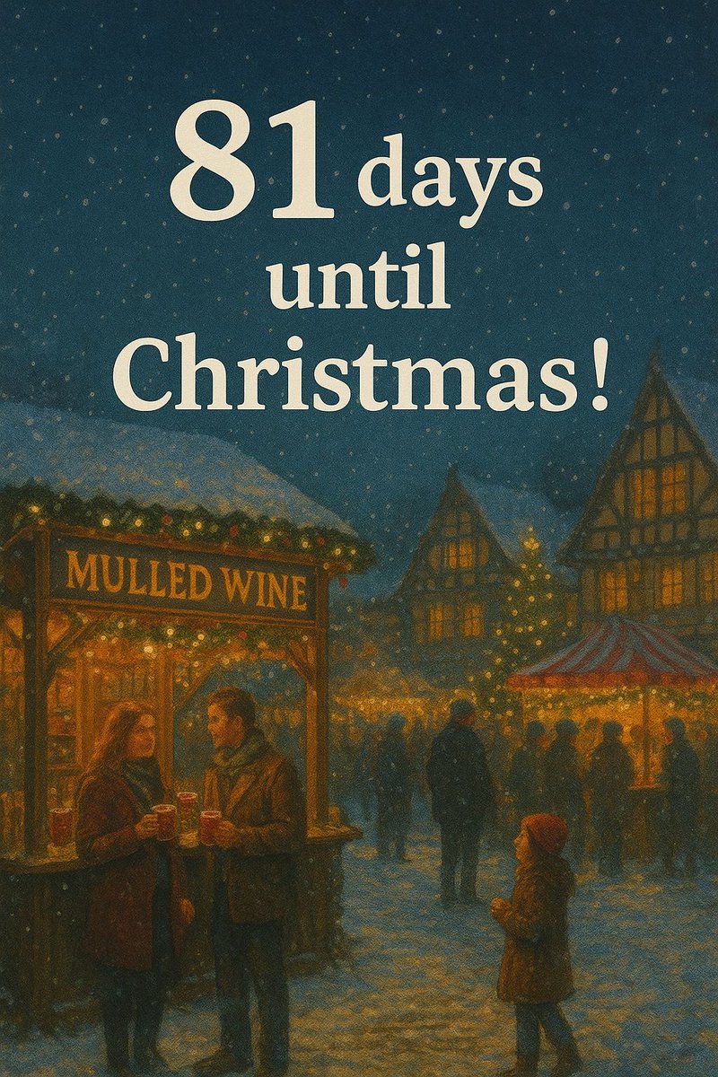 81 days until Christmas!
#Christmas2025