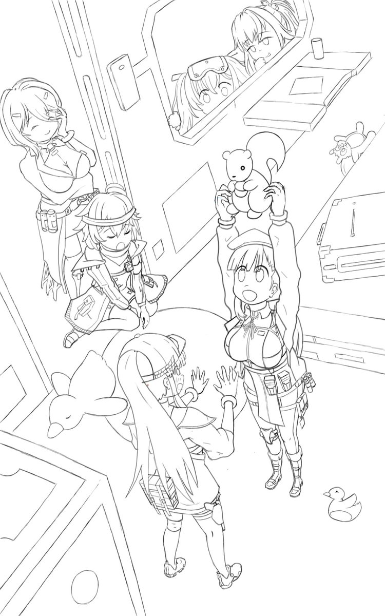 kumAkii14's tweet image. Couln&apos;t  finish it on time but I wanted to show you guys my fanart. 

#gfl2exiliumFanWorkContest
#GirlsFrontline2Exilium
