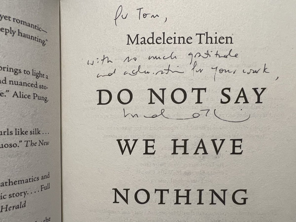 Thx, <a href="/madeleinethien/">Madeleine Thien</a> &amp; <a href="/CabotTrailWrite/">CTWF</a>!