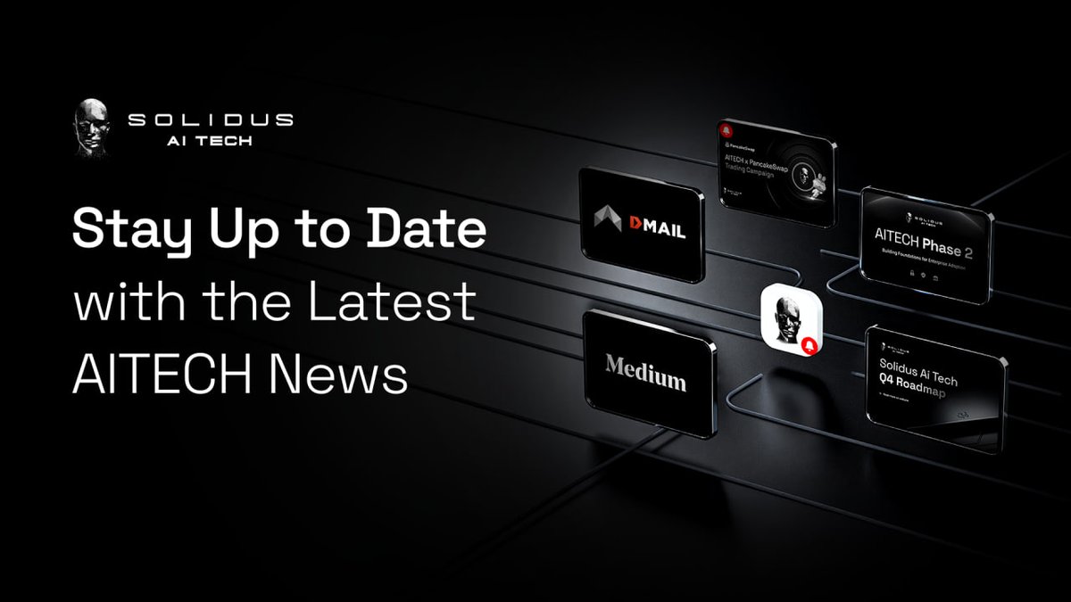 AITECHio's tweet image. 🗞 Stay Up to Date with the Latest AITECH News!

Want the latest updates from Solidus Ai Tech? Stay connected with everything happening across the AITECH ecosystem:

🔹 Dmail: dmail.ai/sub/aitech
🔹 Medium: medium.com/@solidusaitech
🔹 AITECH Blog: aitech.io/blog/