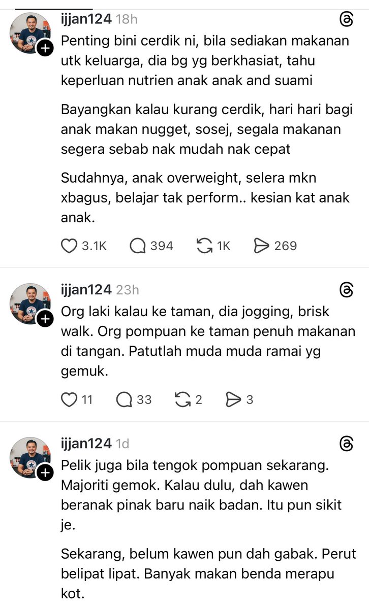 tattyhassan's tweet photo. Tak suka thread sebab banyak rage baiters yang gila clout macam ni: https://t.co/DqwJBLVwWc