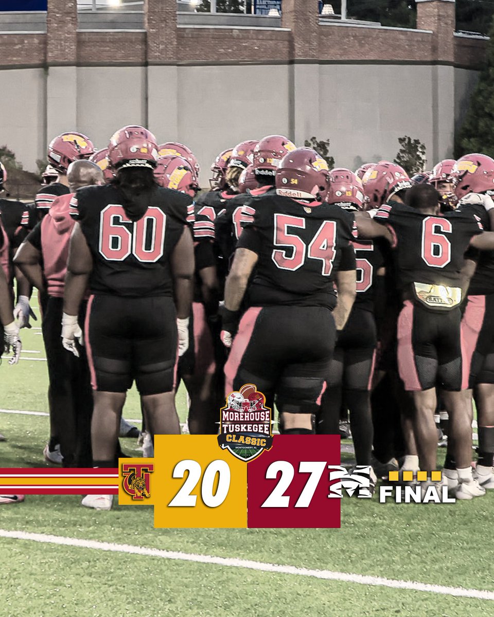 SkegeeFootball's tweet image. Final.

#SkegeeFB l #MyTUAthletics
