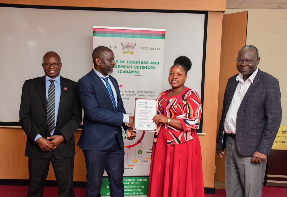 Mak Directorate of Graduate Training tweet media