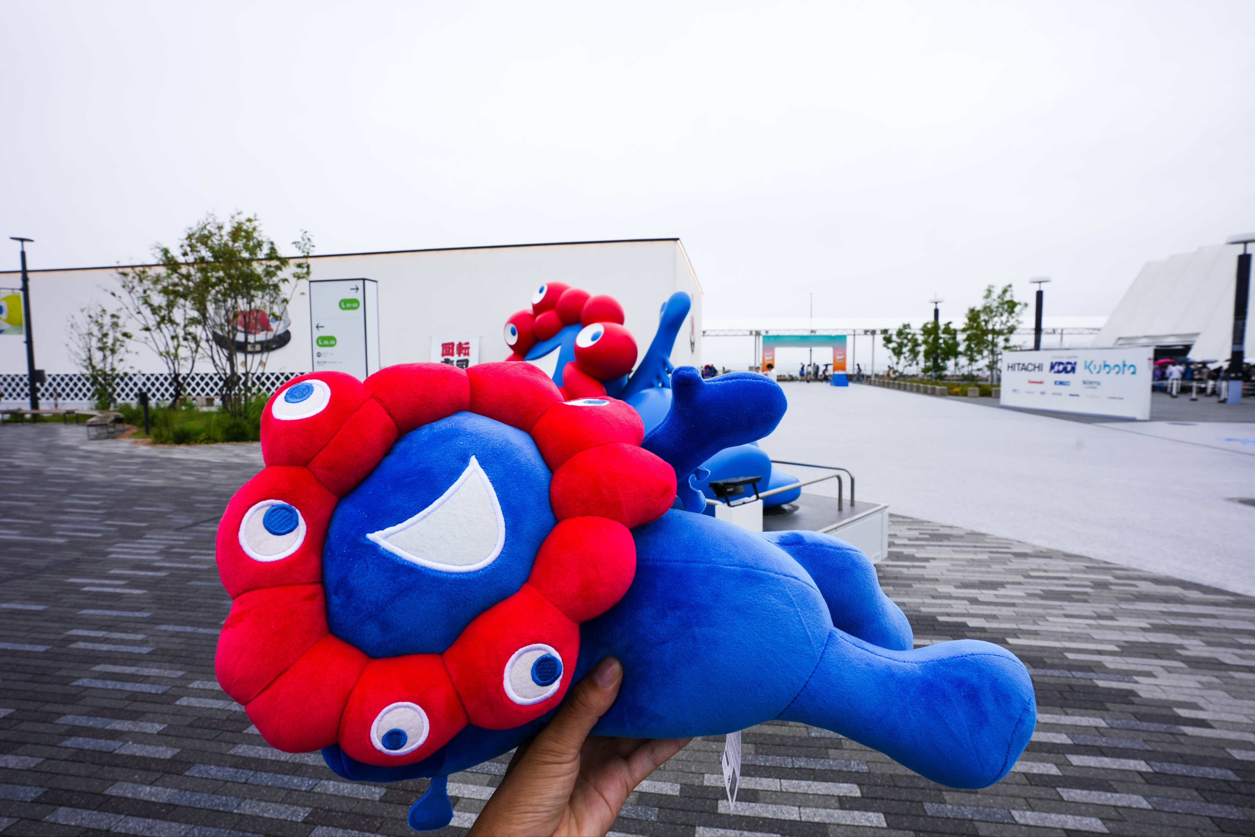 ミャクミャクぬいぐるみくじ 1等　袋に入れて保管 公式 ミャクミャクくじ 1等 ぬいぐるみ