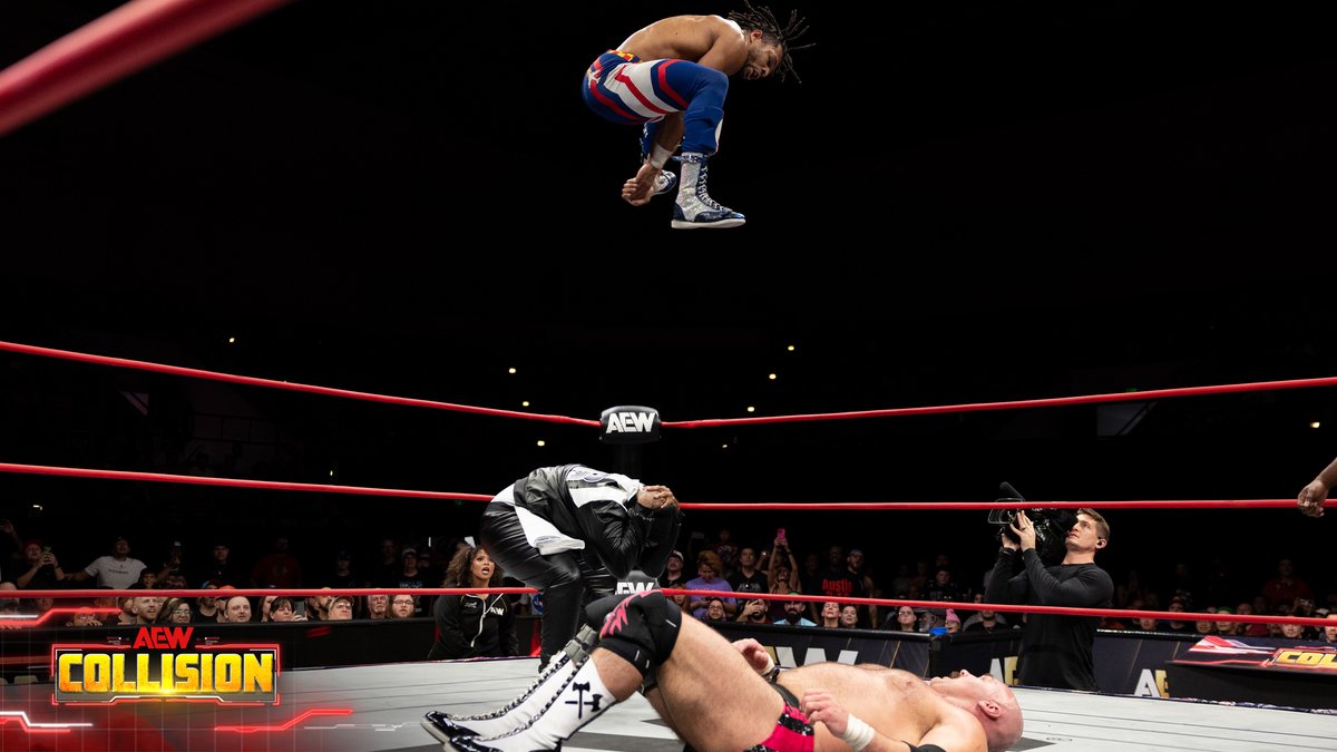 AEW's tweet image. AEW&apos;s tour of Florida rolled through Lakeland!

What was your favorite part of last night&apos;s #AEWCollision?