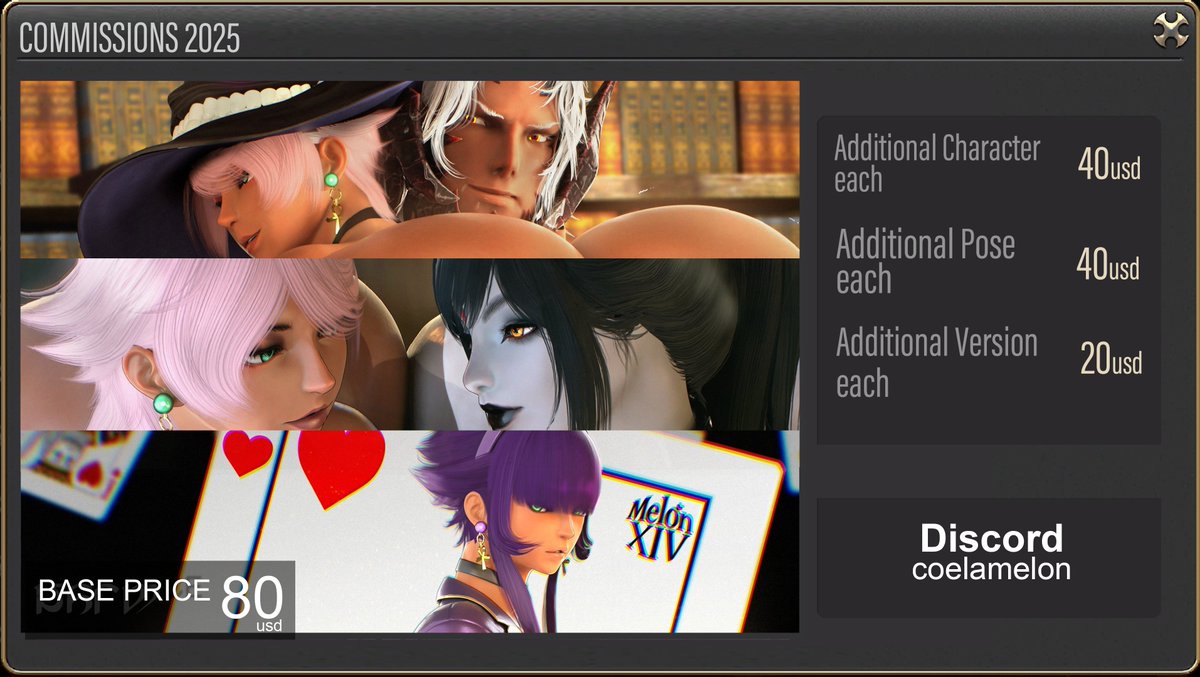 Melon 𓂀 (COMMISSIONS OPEN) tweet media