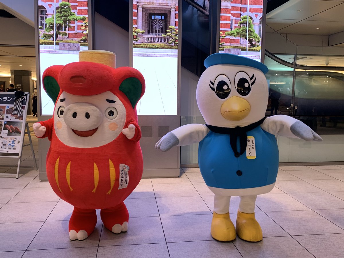 昨日もいたけど〜今日も東京駅のスクエアゼロで開催中の「岩手産直市
