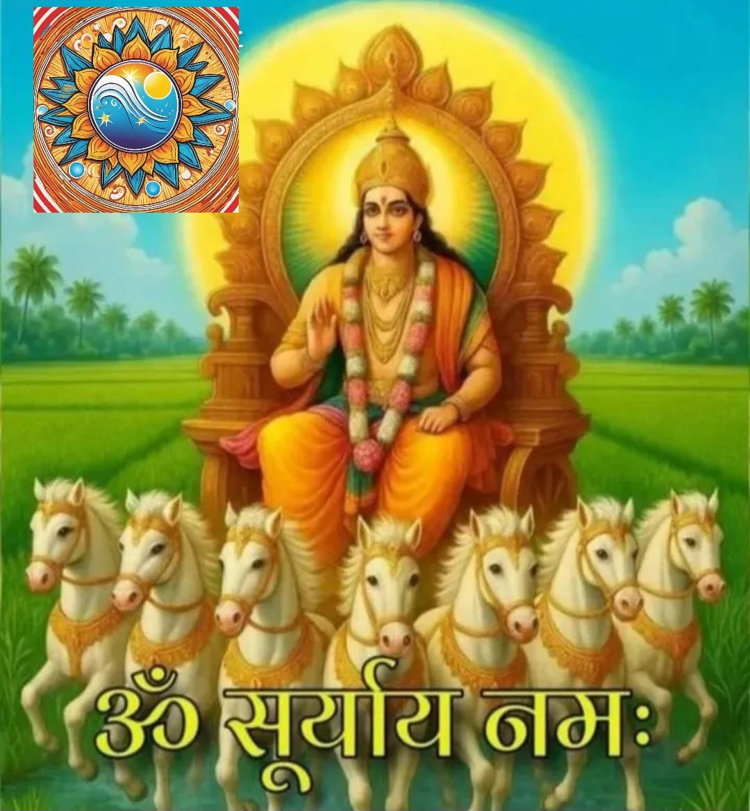 ॐ सूर्य देवाय नमः 
शुभ प्रभात मित्रो 
शुभ रविवार 
आप सभी का दिन शुभ एवं मंगलमय हो 
जय श्री सूर्य देव 🙏💐🚩