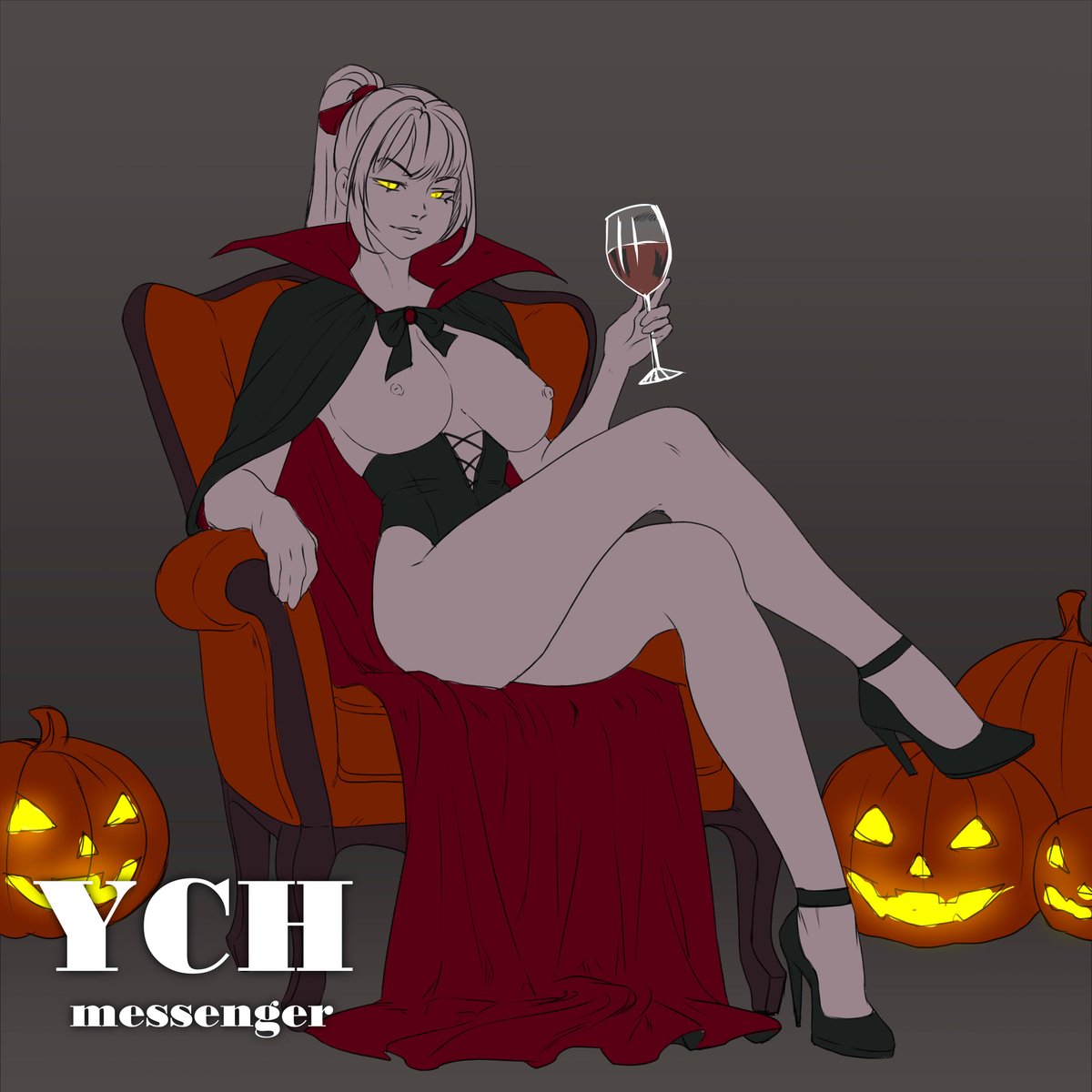 It's been a while since I've posted. I've been busy. But I did make a few cool YCH for Halloween.

ych.commishes.com/user/Messenger/