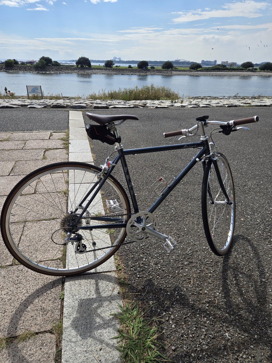 葛西臨海公園まで、ユルポタ、クロスも良いね。