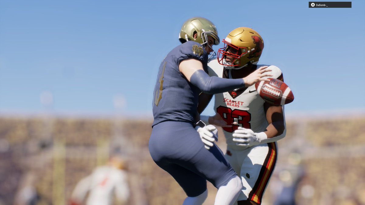ScarBear_NECF26's tweet image. A heartbreaking one point loss at South Bend for the Scarlet Bears opening up S3. 

0-1

The bright side is Leacock is still HIM, finishing with 200+ yards and 2 TDs in his Junior campaign. 

#NECFRecap #FromFactoryToField