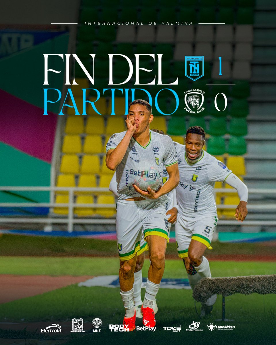 ¡Finaaaaaaaal final final! La Banda se queda con los tres puntos de esta noche. 🤩🥹

#InternacionalFC 1️⃣ - 0️⃣ <a href="/JaguaresdeCord/">Jaguares de Córdoba</a> 

#JuntosVamosMasLejos