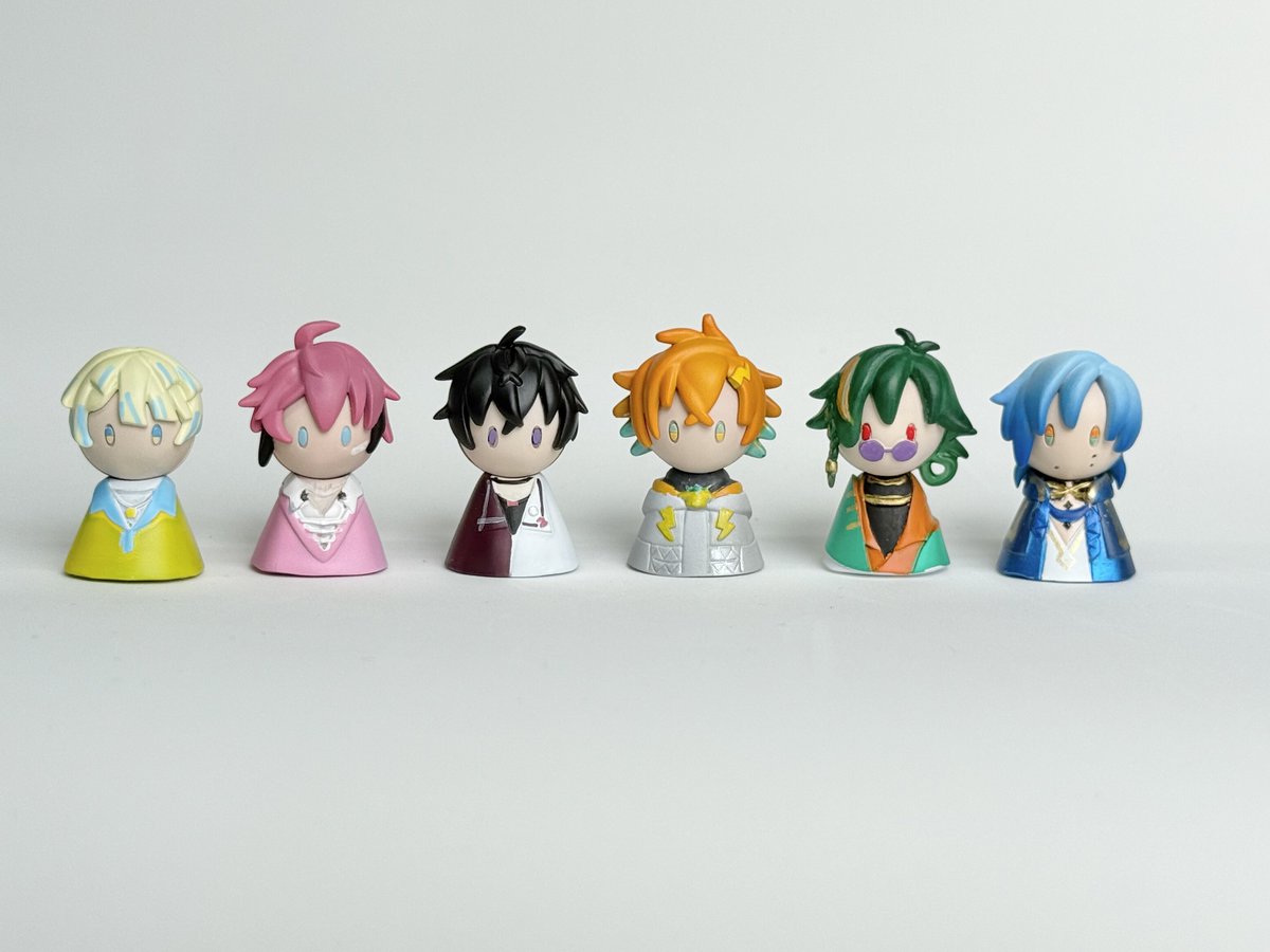 【イベント情報】
11月9日  ホビーラウンド33
会場: TRC東京流通センター

スペース:Ｈ-11 アペロール

【販売物】
にじさんじ　デフォルメフィギュア
塗装済み完成品　各1,500円

ミラン
魁星
宇佐美リト
佐伯イッテツ
赤城ウェン
緋八マナ

よろしくお願いします

#ホビーラウンド33  #ホビラン33