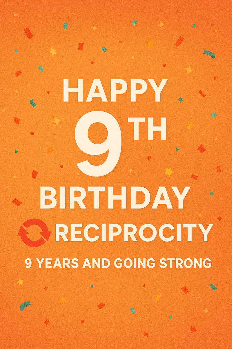 ReciprocityBiz's tweet image. 🤝 9 years of building bonds, sharing wisdom, and growing stronger together!