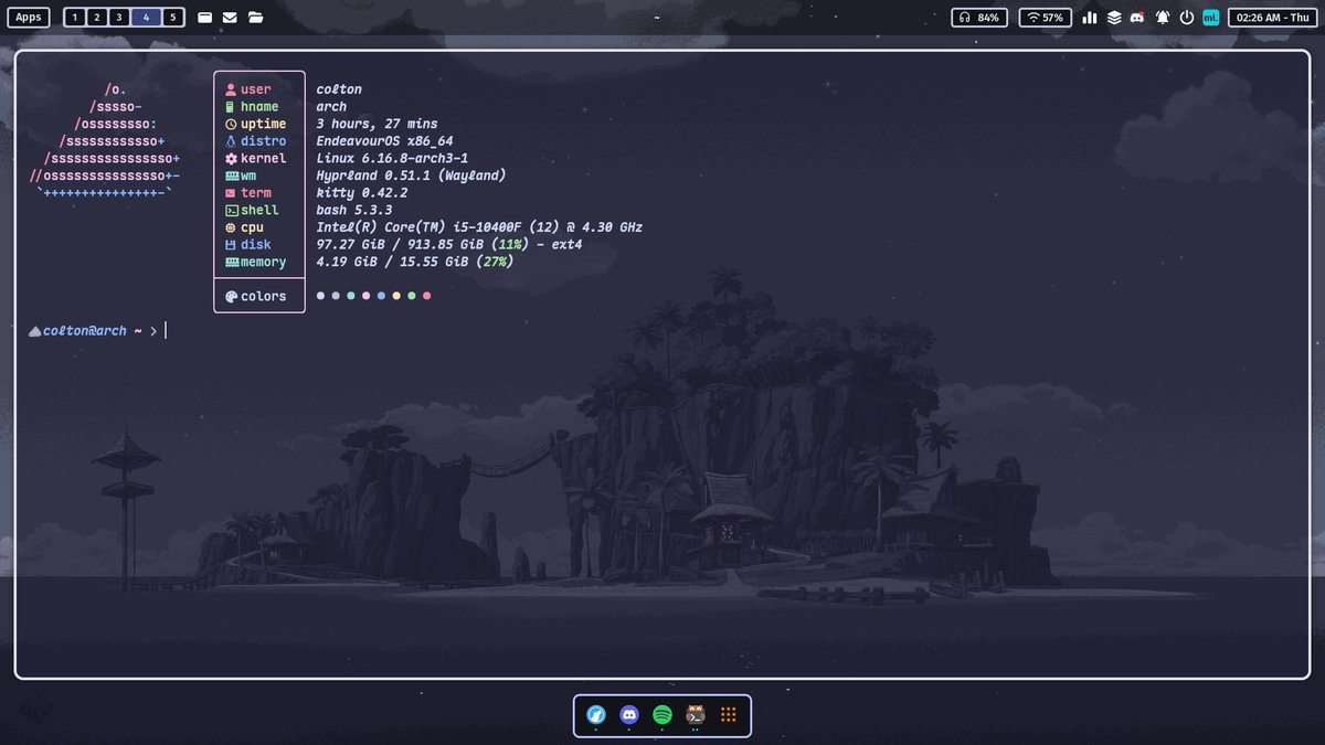 coltonios's tweet photo. Linux user (Arch btw) https://t.co/0cZt81mH3I