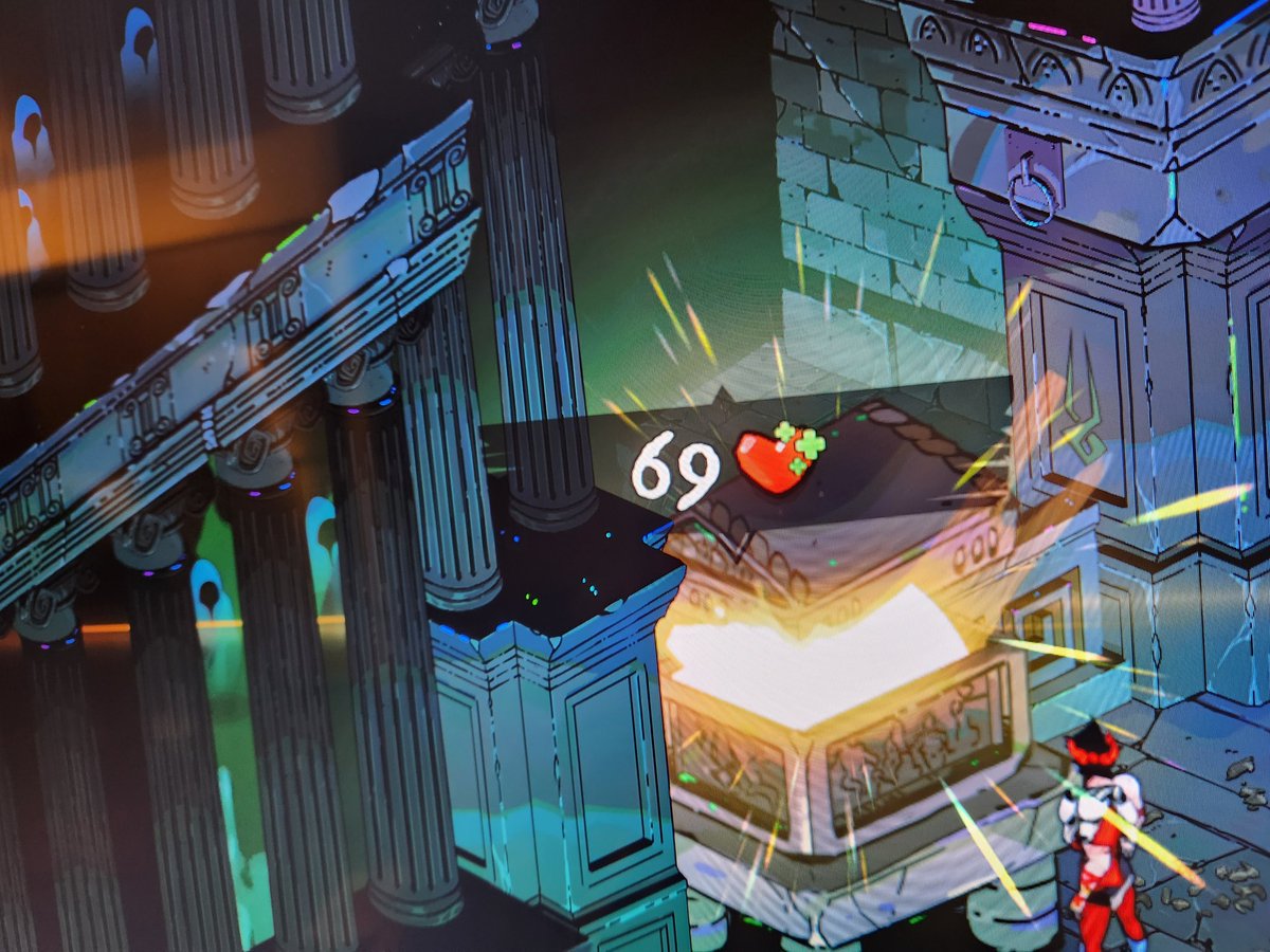 Girlfriend playing Hades, and I think she's trying to tell me something... 🤔