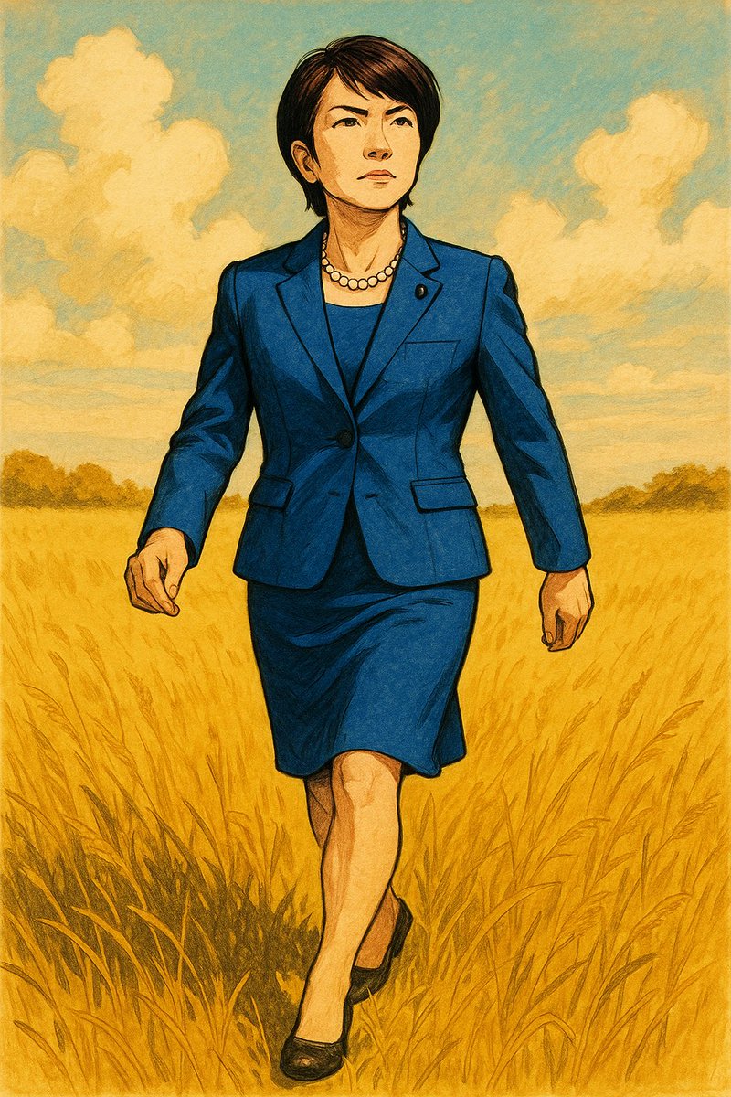 Fumming37Corgi's tweet image. そのもの青き衣をまといて金色の野に降り立つべし
 
 失われし大地との絆を結びついに人々を青き清浄の地へ導かん

#高市早苗新総裁誕生