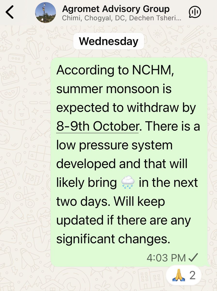 shatweetss's tweet photo. This was shared on Wednesday. 🌧️ 🌾 👩‍🌾 https://t.co/c7cjmDtr2d