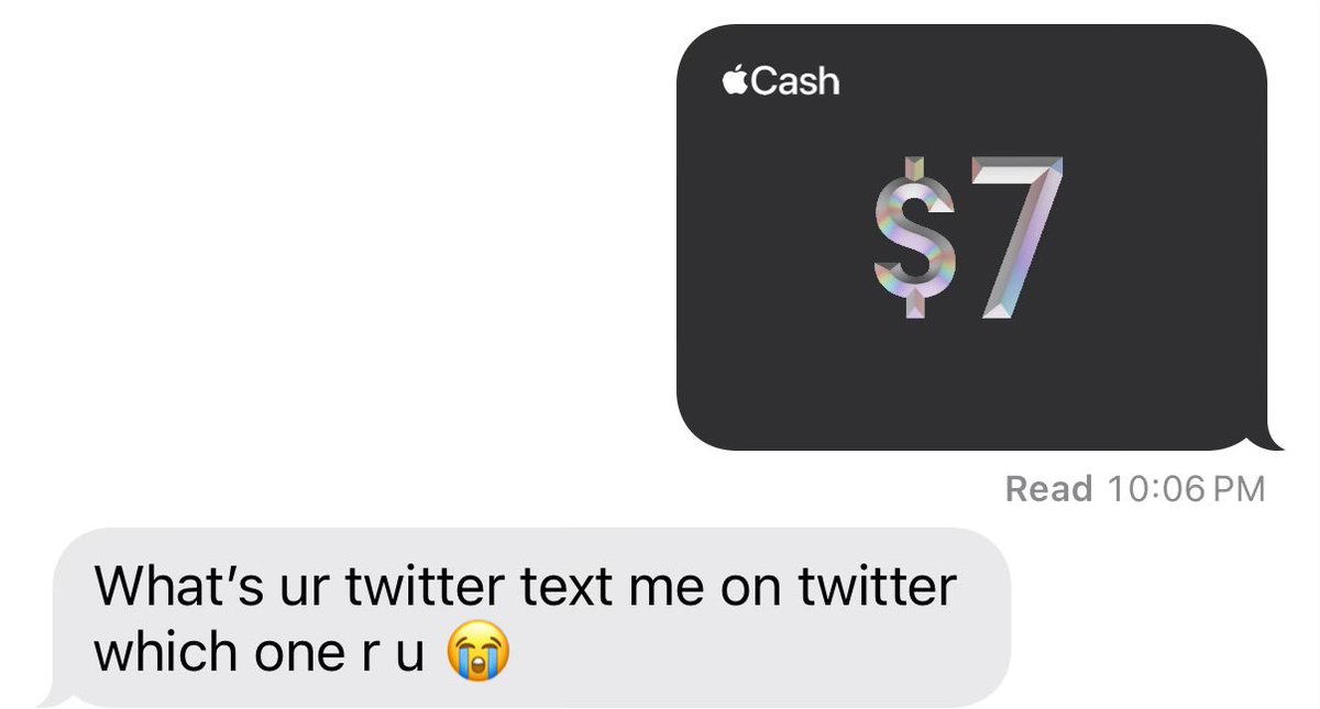 MantTiny's tweet photo. @luvdinohoes @forevsss Paid them on Apple Pay then they texted me to ask for my username to make sure they could block me and never sent any picture or content at all https://t.co/CM1qcn0FEs