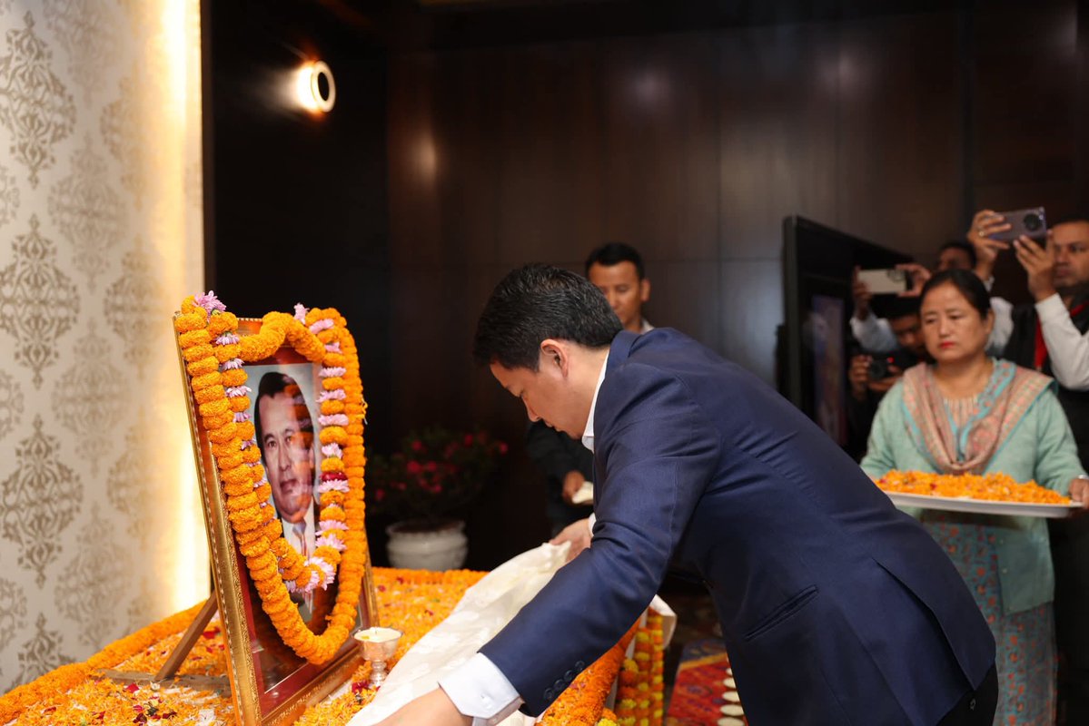 IndraHangSubba1's tweet image. We commemorate the birth anniversary of late Shri Nar Bahadur Bhandari, former Chief Minister of Sikkim. His outstanding leadership continues to resonate across all segments of Sikkimese society. We honor his unwavering commitment to safeguarding the rights of the Sikkimese…