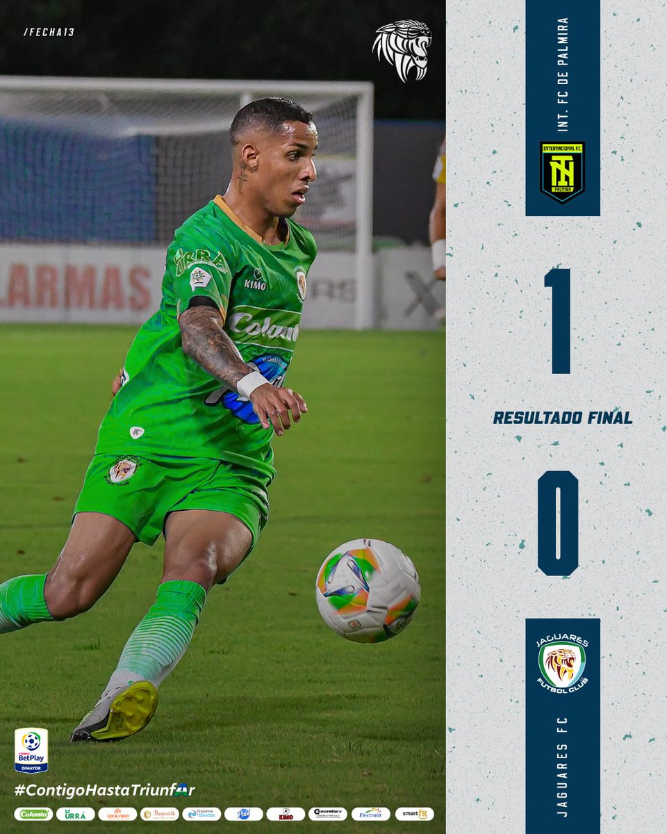 JaguaresdeCord's tweet photo. ¡Final del partido!
Nuestros Jaguares siguen firmes en la lucha en el Torneo BetPlay 2025-II. 🐆💙

¡Vamos, Celestes, contigo hasta triunfar! 🔥 https://t.co/HuJIbOrq8c