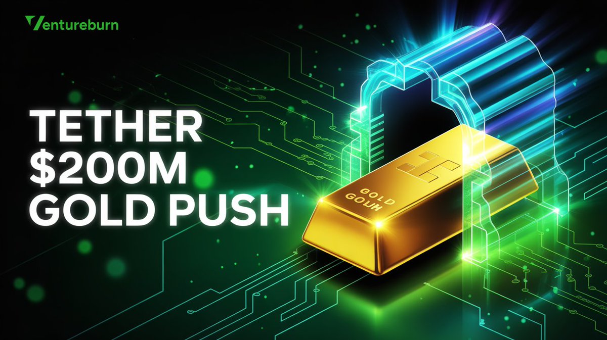 Ventureburn's tweet photo. 🚨 $200M GOLD ALERT 🚨
Tether x Antalpha launch tokenised gold treasury ⛏️
$XAUt = 1oz physical gold 🏦
✅ Digital + real-world bullion
✅ Redeemable in global vaults
⏳ Fundraising target: $200M
👀 Expand Tether Gold liquidity & adoption
#Tether #XAUt #TokenisedGold #CryptoNews https://t.co/ZYqjLG8i49