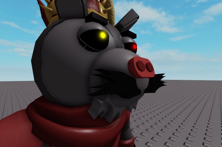 Em3raldQuartz's tweet image. King redesign!! (from tenouous’s old piggy customs)
Sorry for the bad quality T~T
#piggy #RobloxPiggy