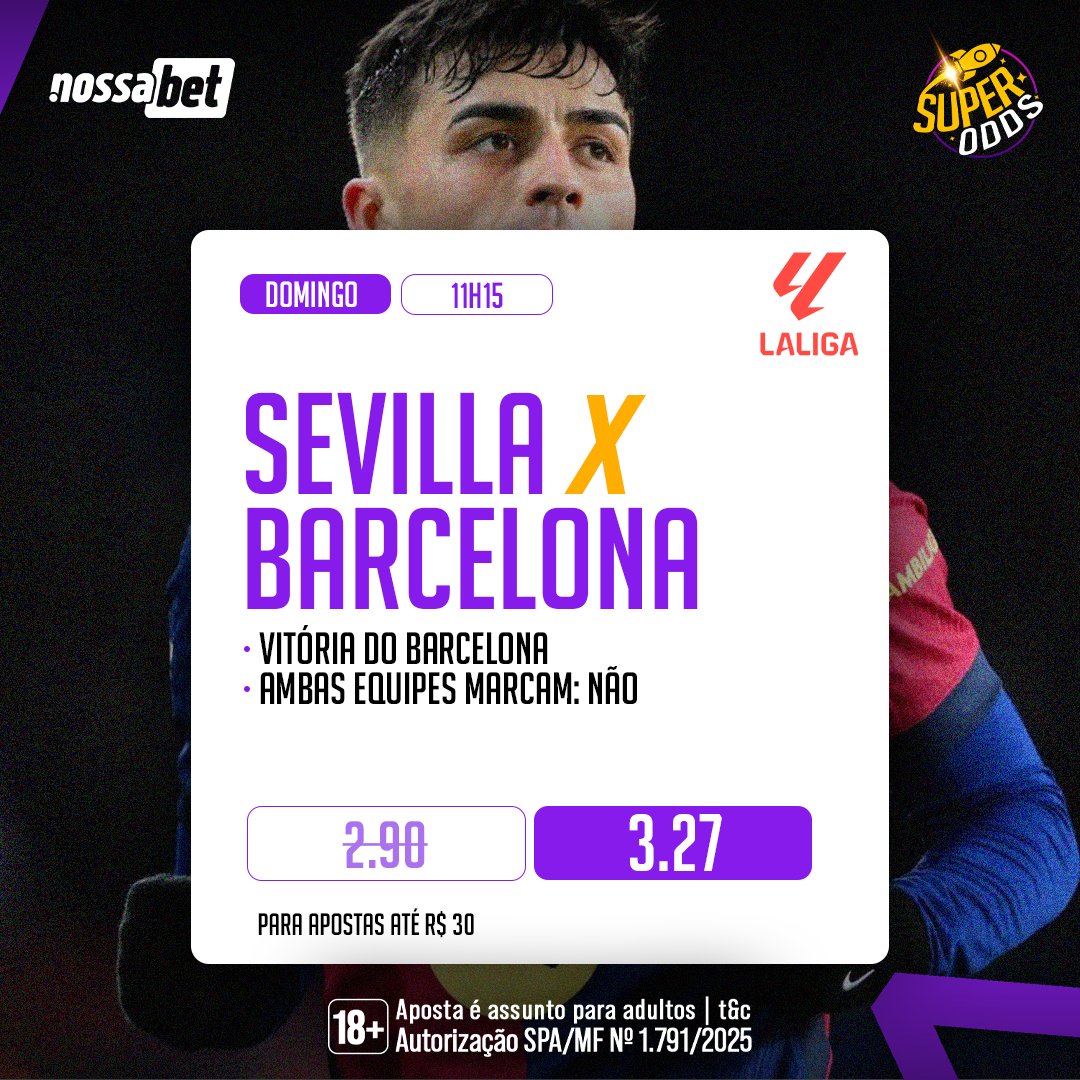 Nossabetbr's tweet image. Super domingo de clássicos, Super Odds da NossaBet!

Potencialize seus palpites nos maiores eventos esportivos do mundo!

Jogue agora: sl1nk.com/Mo74g

#SuperOdds #Brasileirao #NFL #LaLiga #SerieA #Ligue1 #Futebol