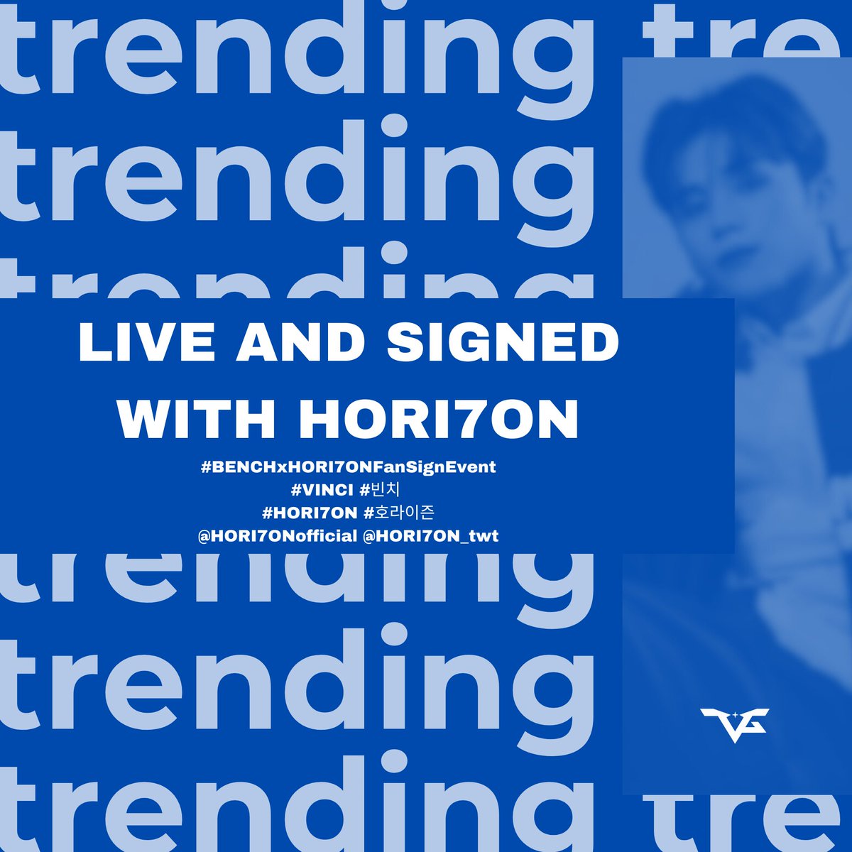 [#️⃣] TWITTER PARTY

🗓 2025.10.05 | Sunday

LIVE AND SIGNED WITH HORI7ON

#BENCHxHORI7ONFanSignEvent
#VINCI #빈치 #HORI7ON #호라이즌 
<a href="/HORI7ONofficial/">HORI7ONofficial</a> <a href="/HORI7ON_twt/">HORI7ON member</a>