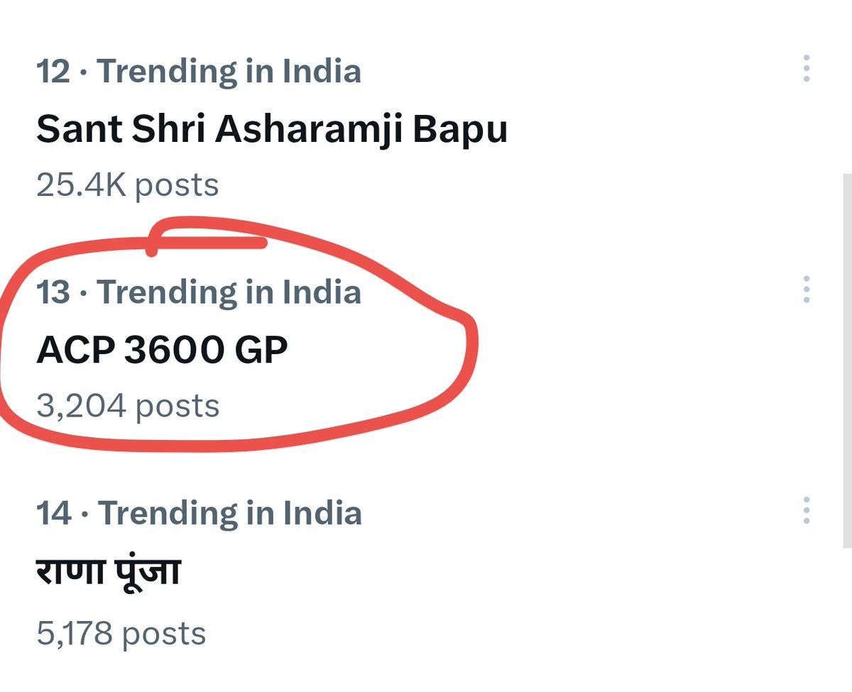 सरकार पुलिस वालां ने तोहफो देवे, क्योंकि ओ ही तो असली सुरक्षा देवण वालां सैं — नई भर्ती में ग्रेजुएट + कंप्यूटर ज्ञान वालां कूं ही लेवो।
#राजस्थान_पुलिस
<a href="/PoliceRajasthan/">Rajasthan Police</a> <a href="/BhajanlalBjp/">Bhajanlal Sharma</a> <a href="/RajCMO/">CMO Rajasthan</a> <a href="/1stIndiaNews/">First India News</a> <a href="/zeerajasthan_/">ZEE Rajasthan</a> <a href="/News18Rajasthan/">News18 Rajasthan</a> <a href="/aajtak/">AajTak</a> 
"ACP 3600 GP"