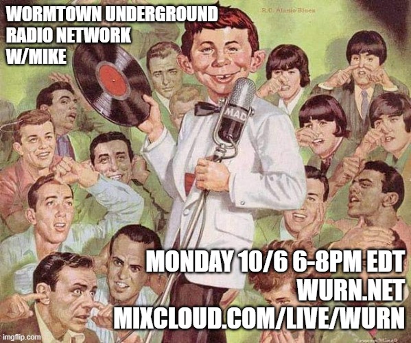 rfgenerator's tweet image. Mon I'll be live 6 - 8PM EDT playing all sorts of roughly rock n' roll sounds. Punk, 60s, garage, a little soul, and a few surprises (not saying good or bad ;-) ) you can listen at wurn.net or mixcloud.com/live/wurn