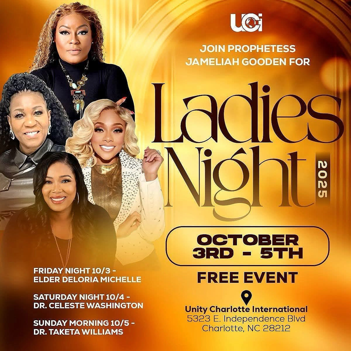 Just landed in Charlotte. I’ll be preaching at Unity tomorrow 11AM! Let’s go