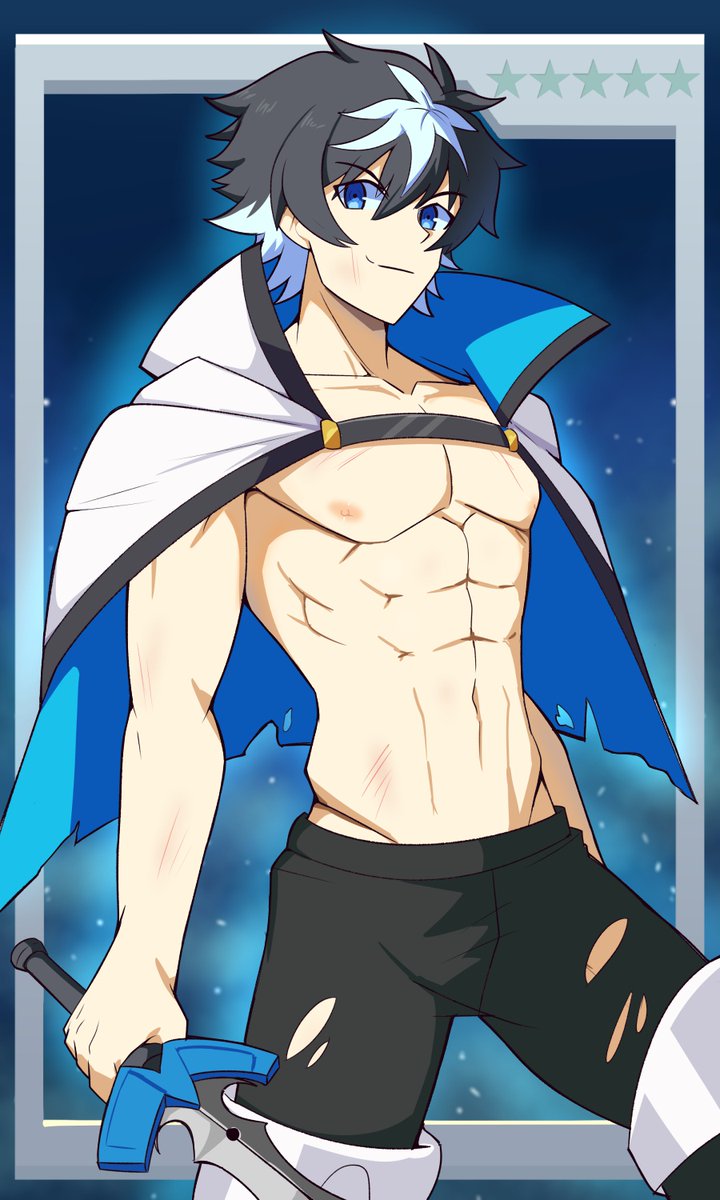 Dropping a shirtless Charlemagne here😜