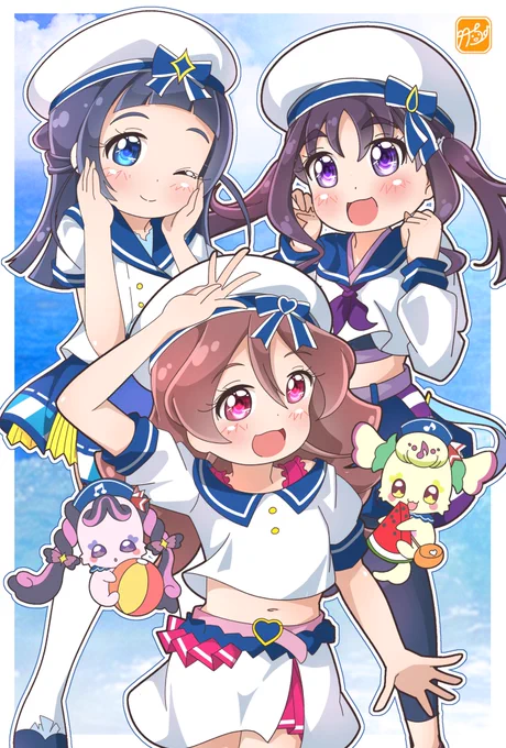 キミとアイドルプリキュア 開演だおっ #キミプリ #precure