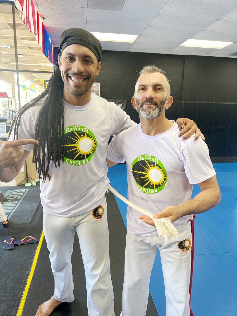 unrooolie's tweet photo. My first corda! 🙏 Thank you to my Mestre, my teachers, and every member of my capoeira family. This batizado was an experience I'll never forget. The journey is just beginning! It’s never too late to start! #CapoeiraLife #Batizado https://t.co/bq3ws5fKbL