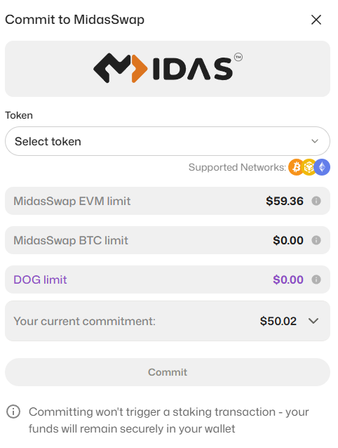 archerswapcore's tweet image. GM @Coredao_Org and @archerswapcore community.
How to commit your tokens and earn $MIDL?
Step 1 : Go to bootstrap.midl.xyz/app
Step 2 : Scroll down and find MidasSwap and click "Commit"
Step 3 : Select token you want to commit and "connect your wallet to commit"
Step 4 : Key in…