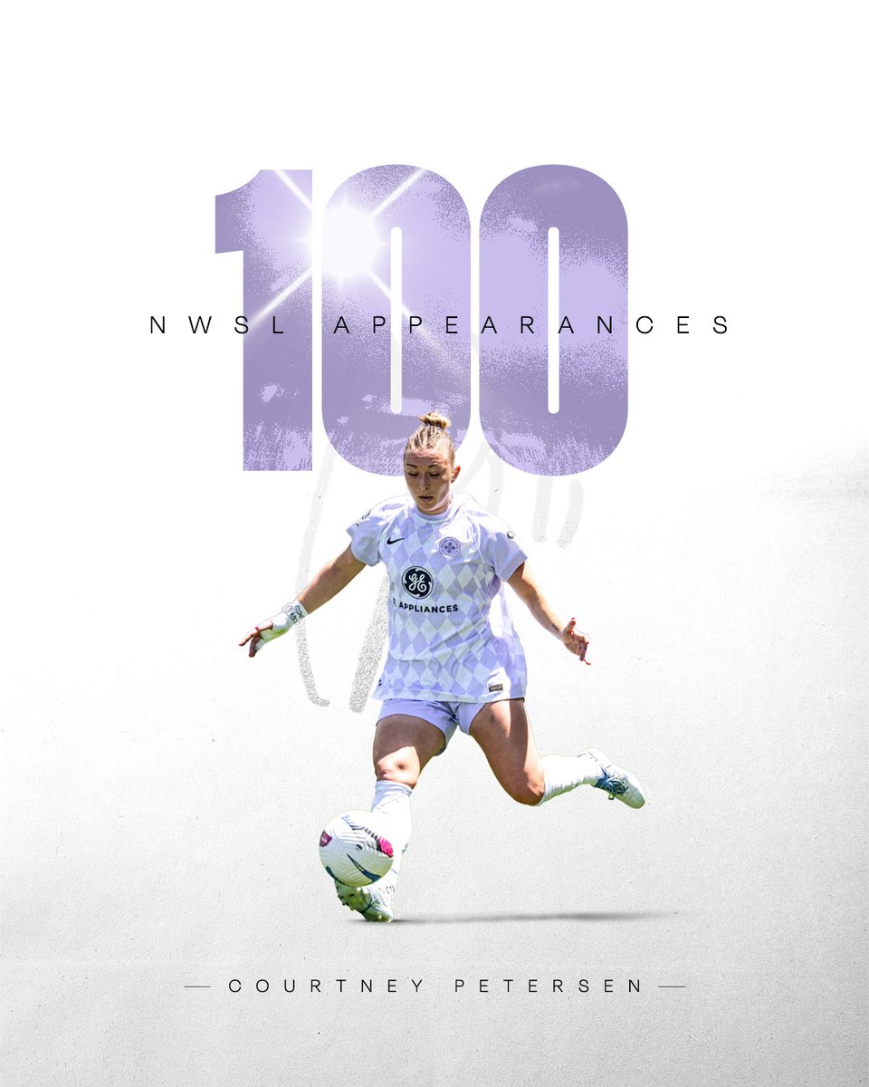 Welcome to the century club, Court! 💯

Congratulations to Racing defender, Courtney Peterson for making her 100th <a href="/NWSL/">National Women’s Soccer League</a> appearance 👏