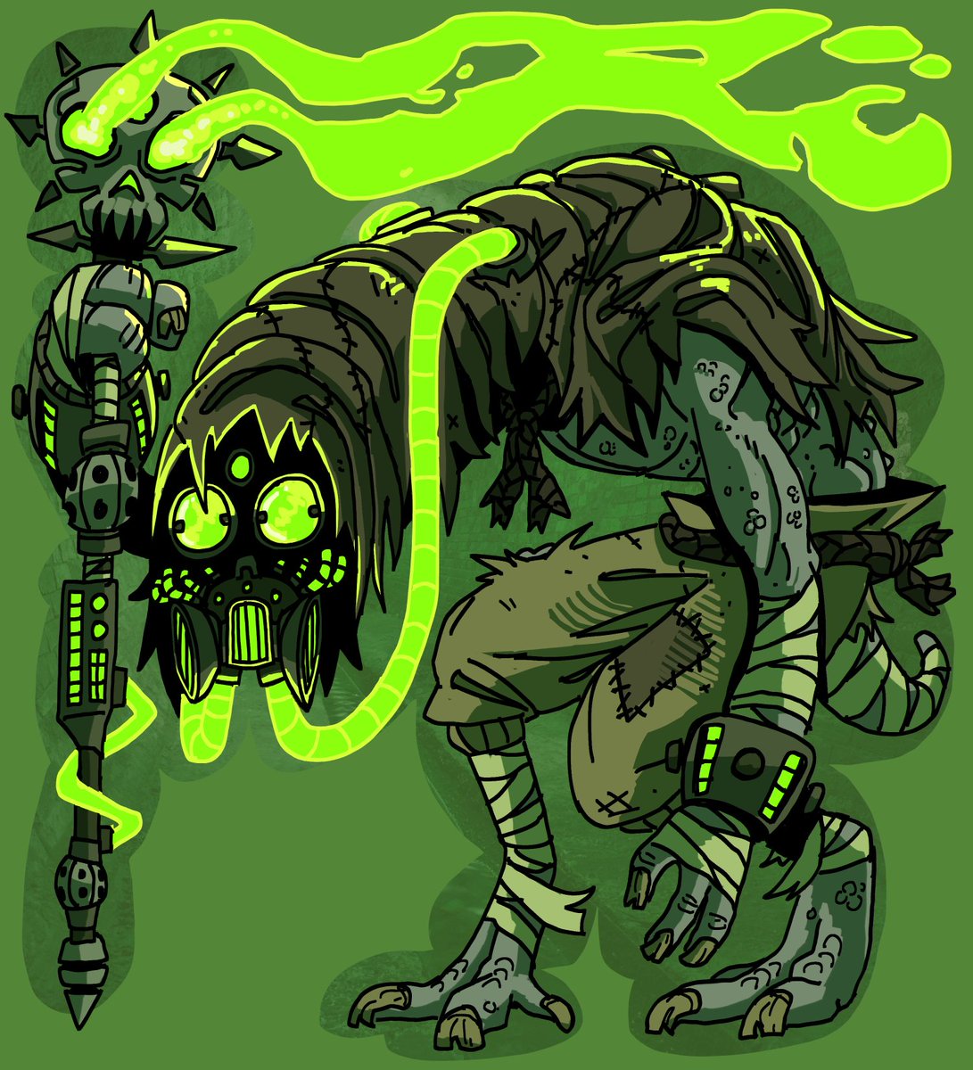 disciples of the primordial sludge spread smog and miasma throughout the great underground sewer networks that spiderweb the lands