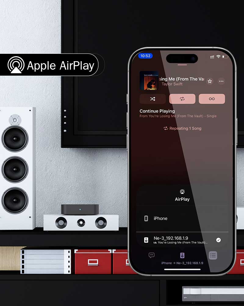 arsyaudio's tweet photo. 🎉 Introducing the ARSY Ne-3
Our advanced music streamer — built for audiophiles who demand clarity and detail.
🎵 32-bit/384kHz playback
📶 Faster Wi-Fi setup
💎 Premium aluminum + glass design
🔗 https://t.co/u3XgDqjE2Z
#ARSY #Ne3 #HiFiAudio #MusicStreamer #AirPlay2#Audiophiles https://t.co/HB6W0HGhDe