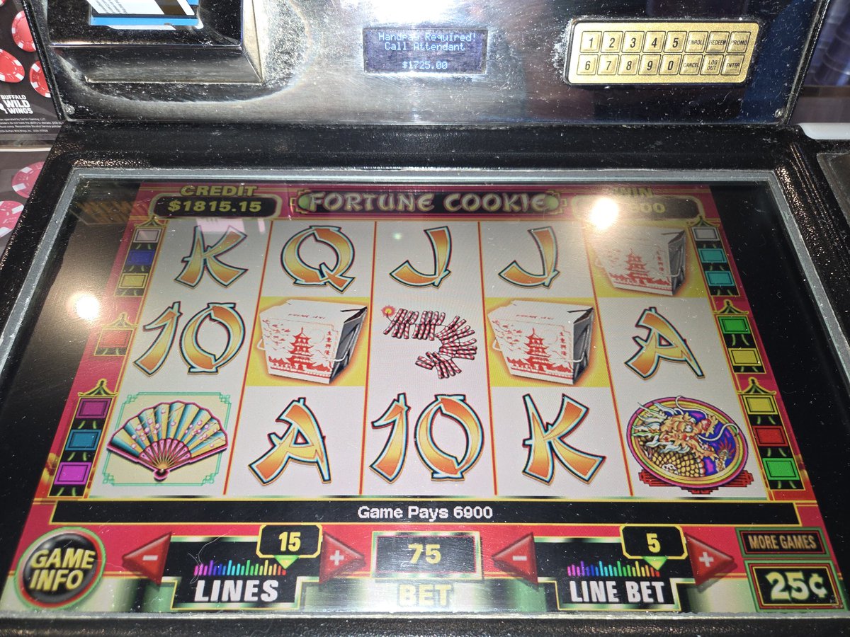 PotterVegas's tweet photo. Think you are a gambling degen?  Ever get a handpay on Fortune Cookie?  Happy Saturday!! https://t.co/OdUalKX6Kj