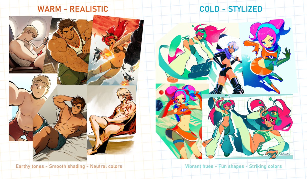 Based on my recent attempts at trying something new with my art style, I gotta ask; which of the two do you gravitate towards most? I'd love to know what style you guys personally enjoy seeing more